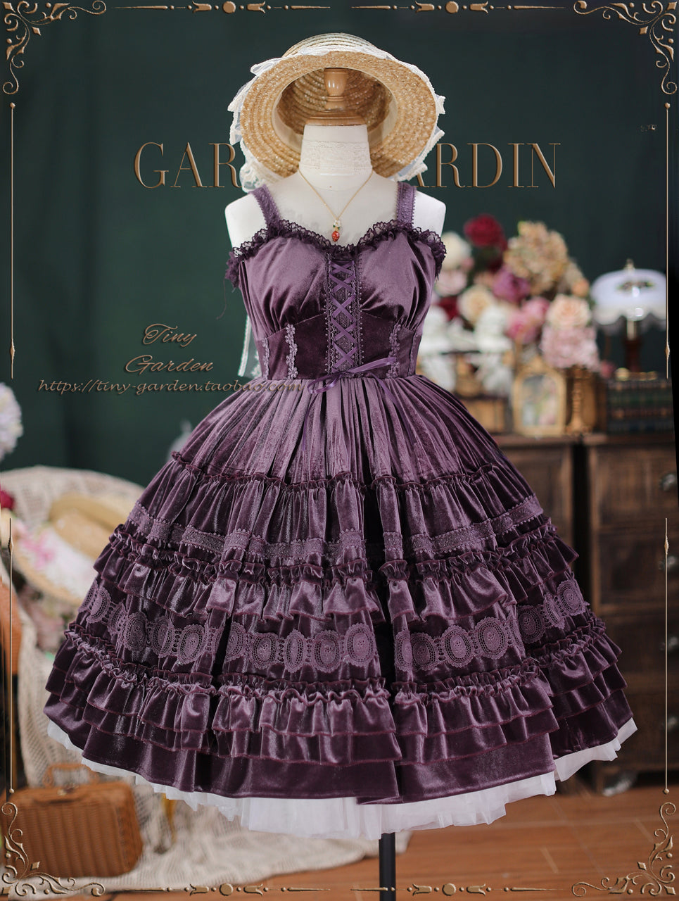 Short Velvet Dreaming Jumperskirt