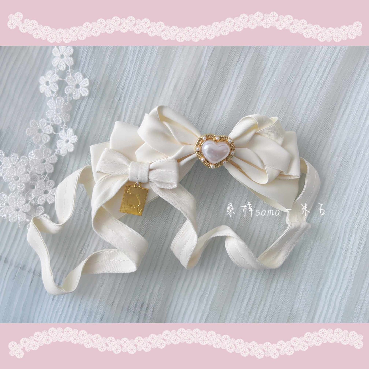 Satin Ribbon Twisted Bow