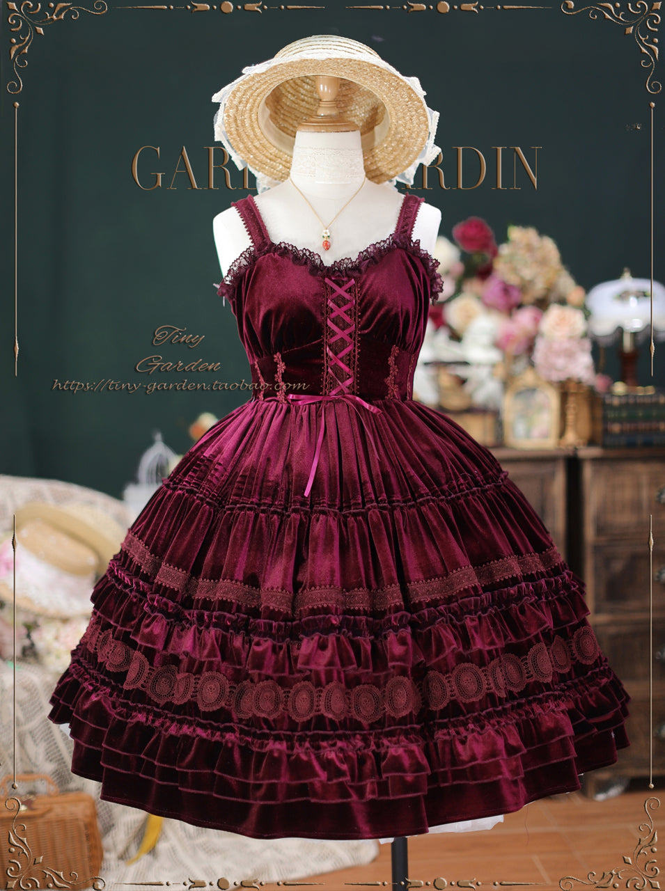 Short Velvet Dreaming Jumperskirt