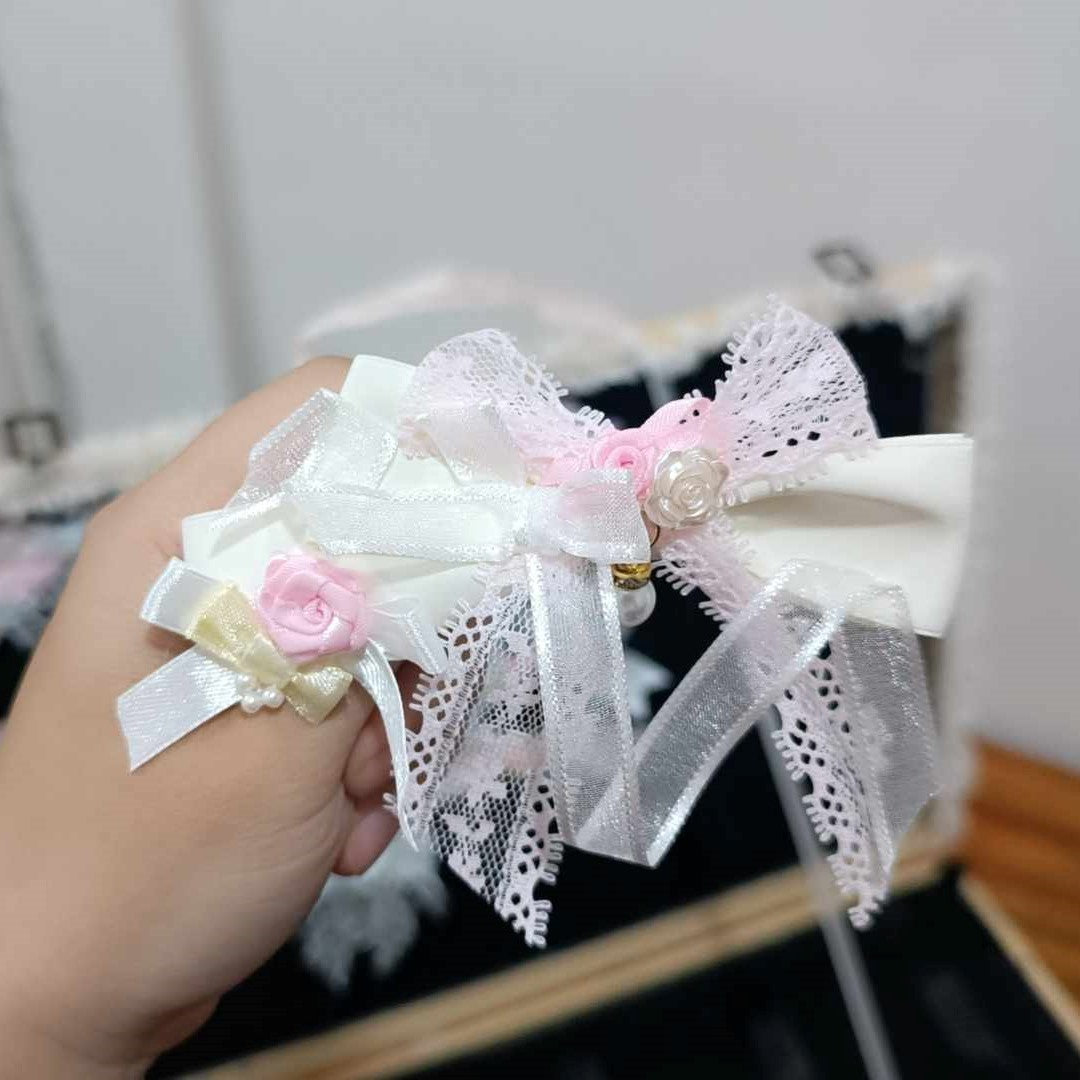 Rose Ribbon Hairclip