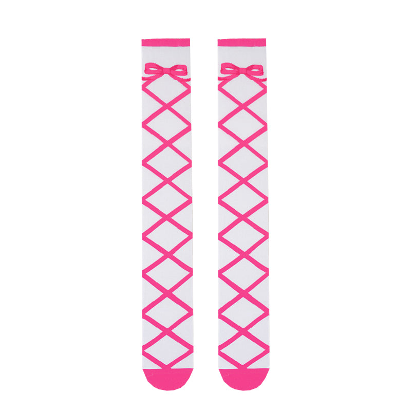 Interwoven Straps Socks