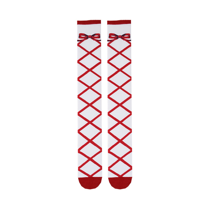 Interwoven Straps Socks