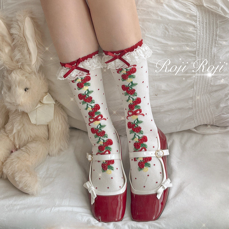Strawberry Skewers Socks