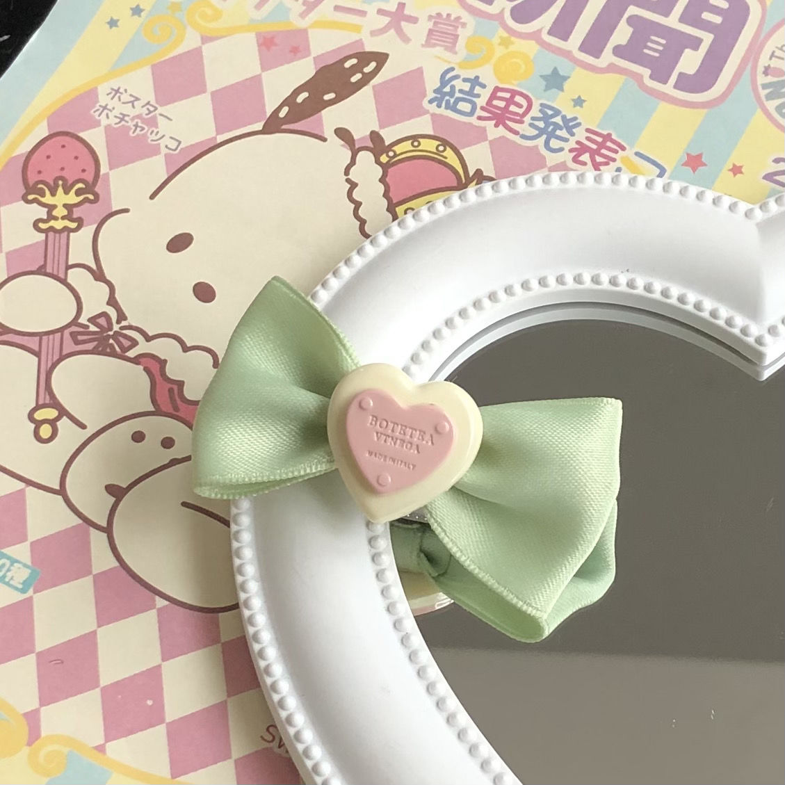 Heart Bow Hairclip