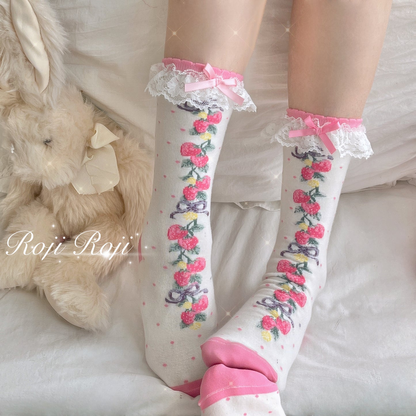 Strawberry Skewers Socks