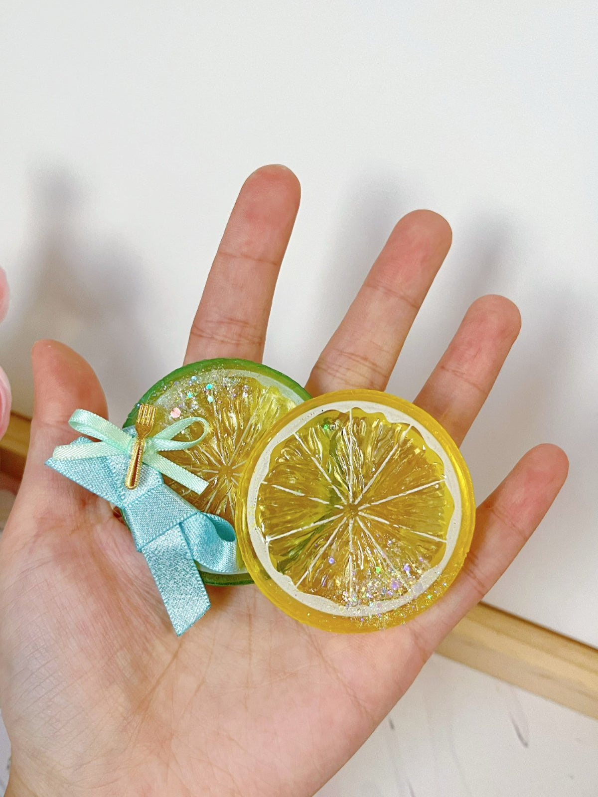 Lemon Necklace/Hairclip
