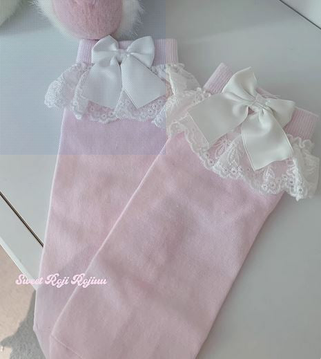 Lace Ruffle Socks