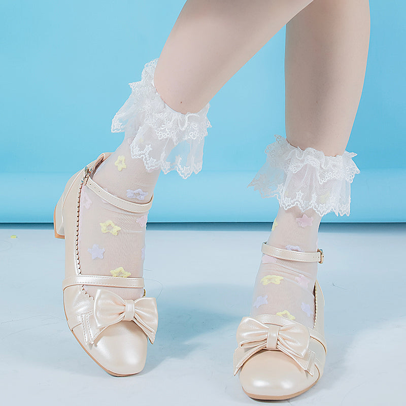 Star Princess Lace Sock Ruffles