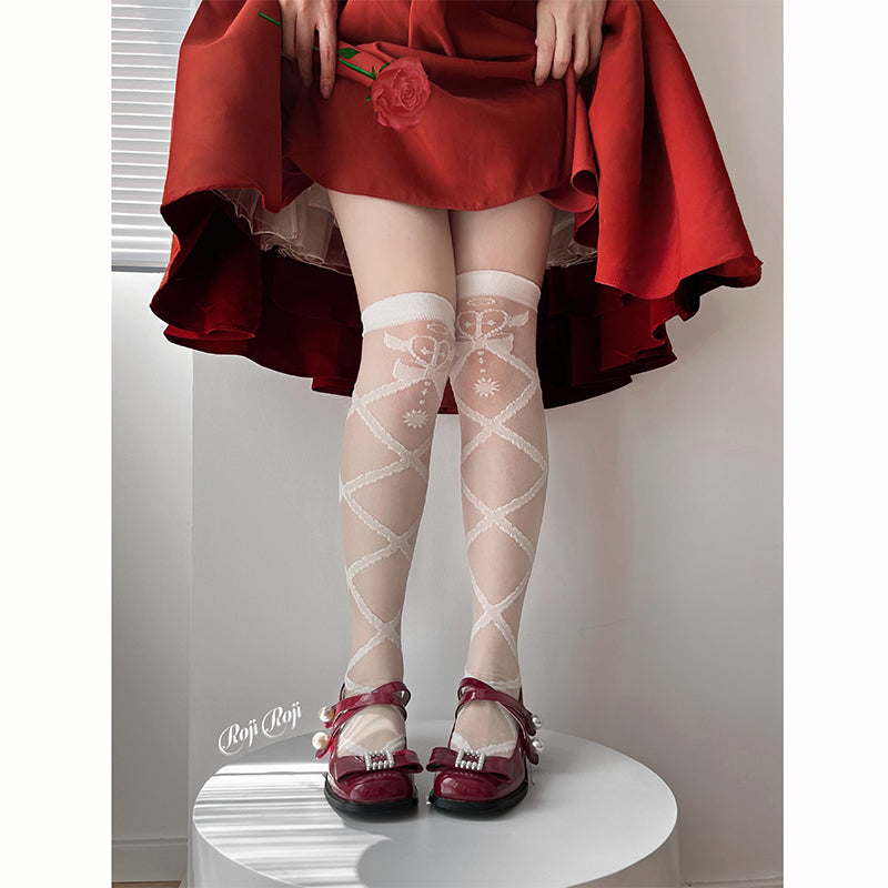 Devil Heart Angel Socks
