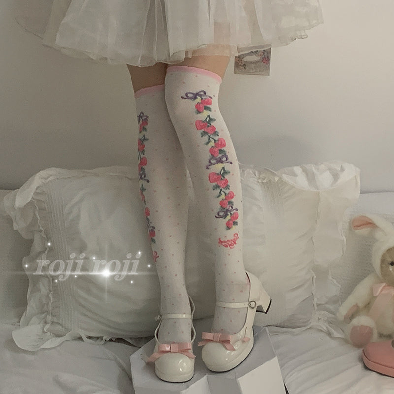 Strawberry Skewers Socks