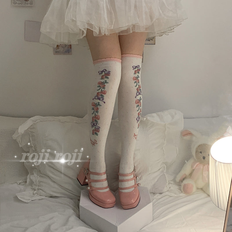 Strawberry Skewers Socks