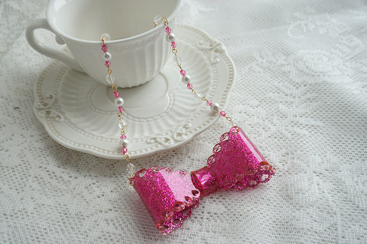 Bowknot Plastic Necklace