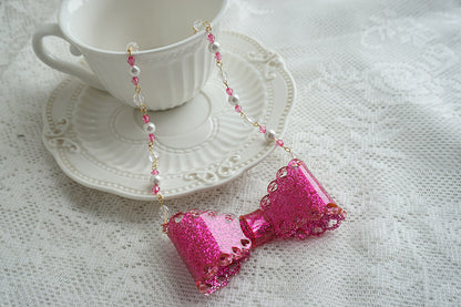 Bowknot Plastic Necklace