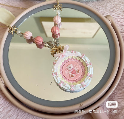 Hazelnut Cocoa Bear Necklace