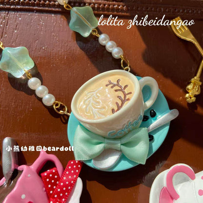Coffee Cup Necklace