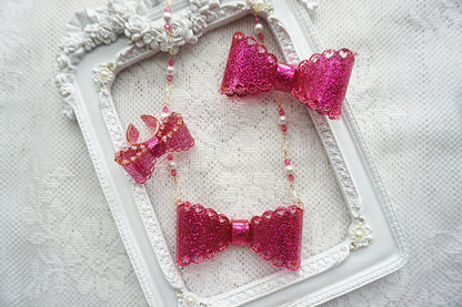 Bowknot Plastic Necklace
