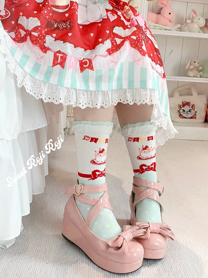 Sweet cake socks