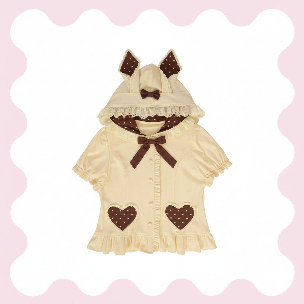 Little Rabbit Snow Cake Cardigan