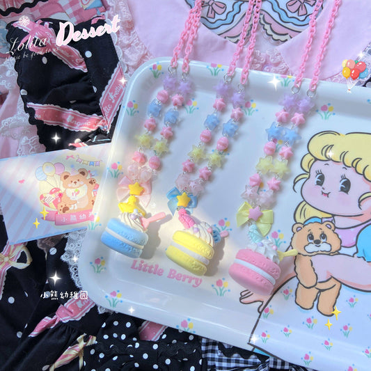 Macaron Dessert Necklace