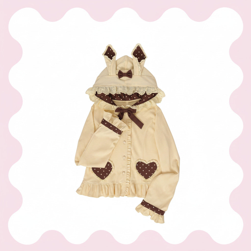Little Rabbit Snow Cake Cardigan