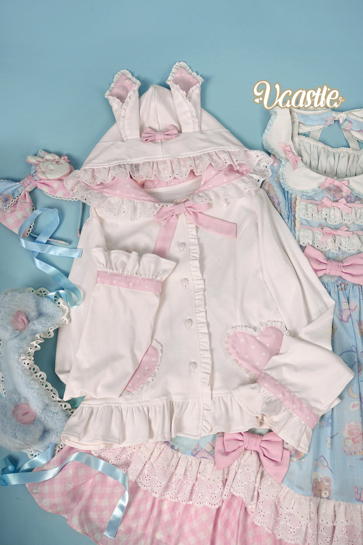 Little Rabbit Snow Cake Cardigan