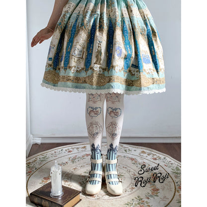 Alice Picture Frame Tights