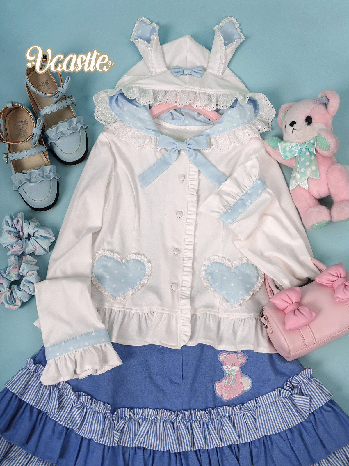Little Rabbit Snow Cake Cardigan