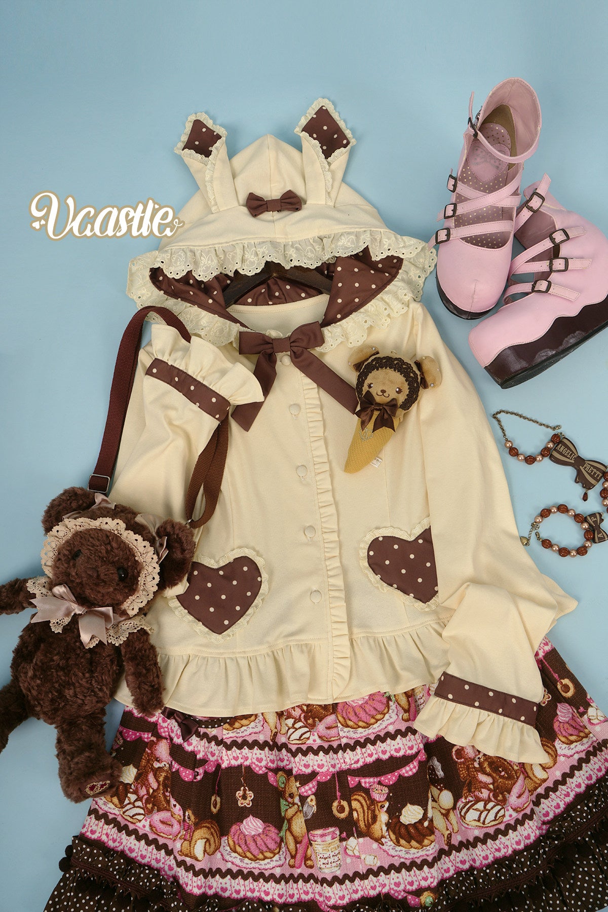 Little Rabbit Snow Cake Cardigan