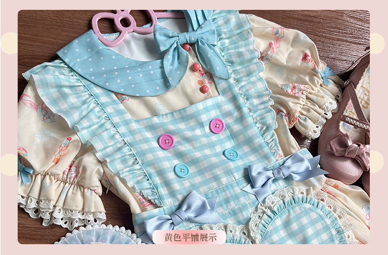 Sheep Party Scarf Collar Dress