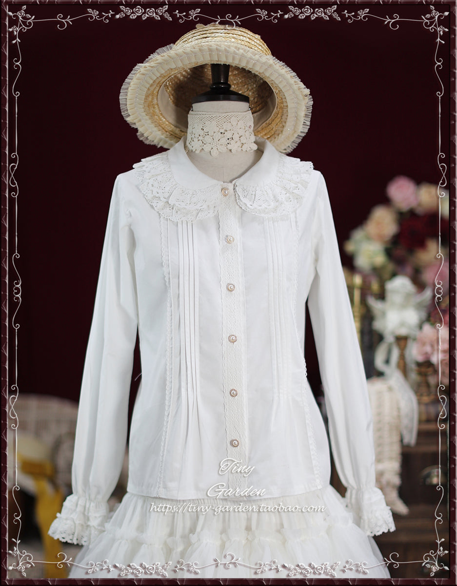 Antique Doll Long Sleeves Blouse