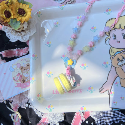 Macaron Dessert Necklace