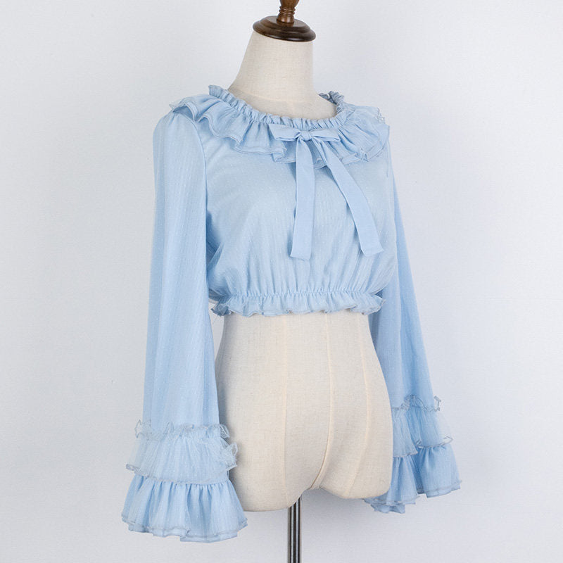 Cheese Cocoa Long Sleeves Blouse