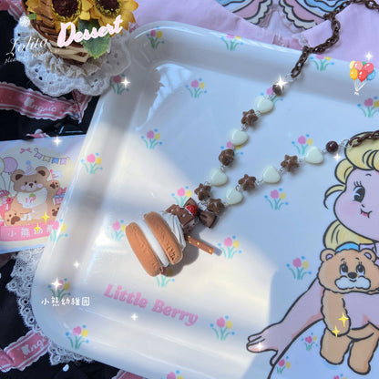 Macaron Dessert Necklace
