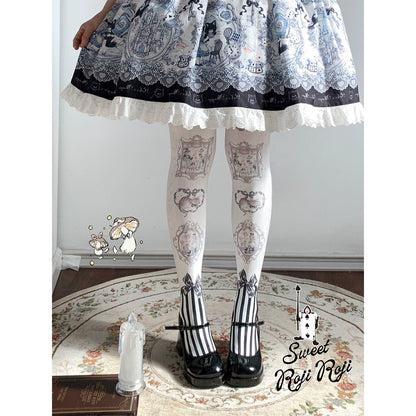 Alice Picture Frame Tights