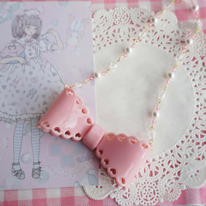 Bowknot Plastic Necklace