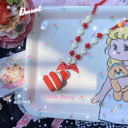 Macaron Dessert Necklace