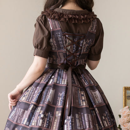 Half Sugar Milk Cake Short Sleeves Blouse