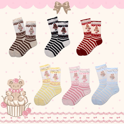 Little Bear Cake Socks