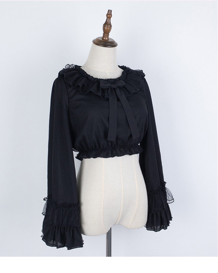 Cheese Cocoa Long Sleeves Blouse