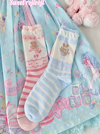 Little Bear Cake Socks