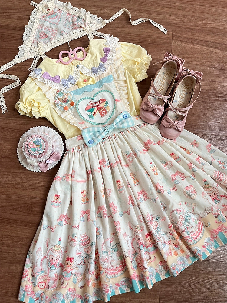 Sheep Party Apron Skirt