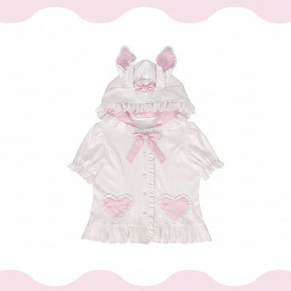 Little Rabbit Snow Cake Cardigan