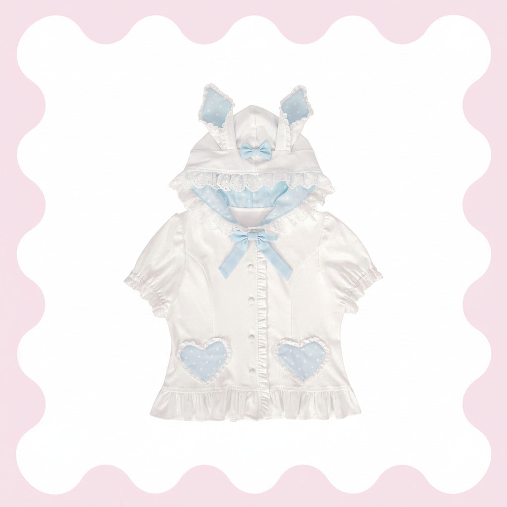 Little Rabbit Snow Cake Cardigan