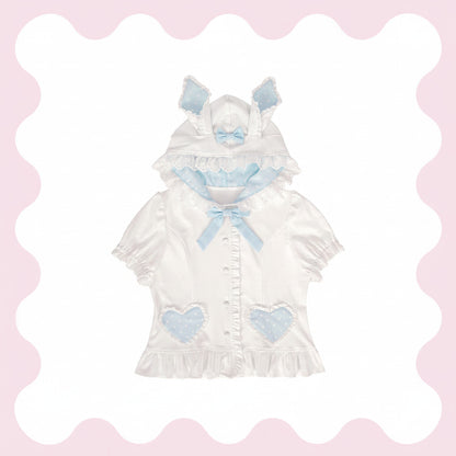Little Rabbit Snow Cake Cardigan