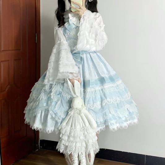 Milk Puff Himesleeves Blouse