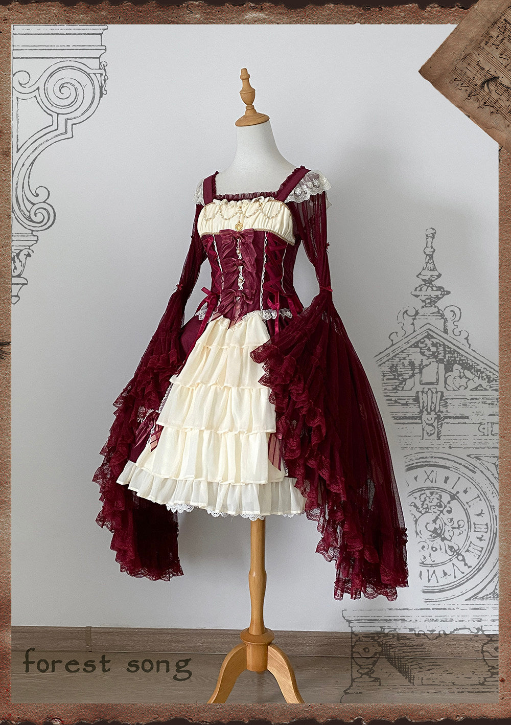 Chloris Extended Princess Sleeve Blouse