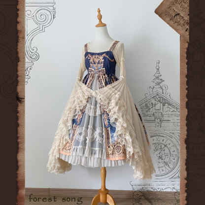 Chloris Extended Princess Sleeve Blouse