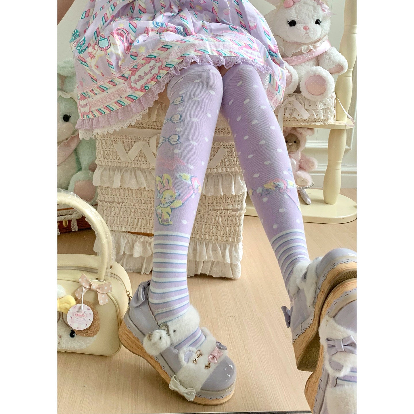 Stripe Momo Socks