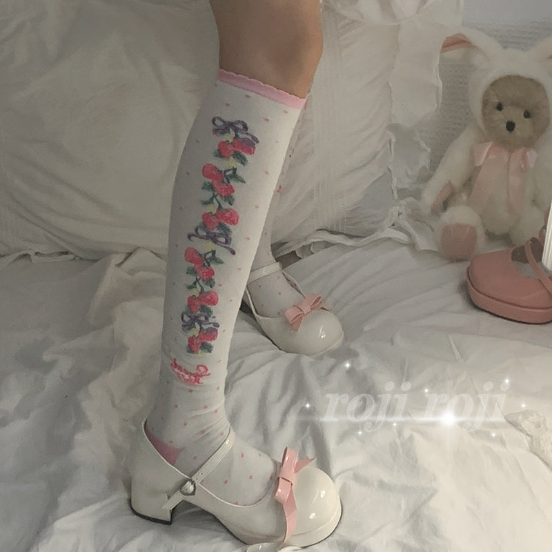 Strawberry Skewers Socks